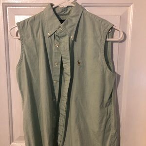 Ralph Lauren sleeveless button down